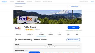Working at FedEx Ground: Employee Reviews about Pay & Benefits ...