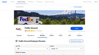 Working at FedEx Ground: 111 Reviews | Indeed.com