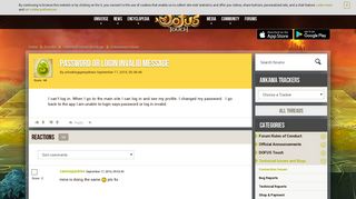 Password or login invalid message - Forum - DOFUS Touch: a ...