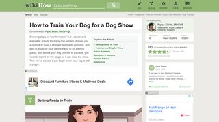 How to Train Your Dog for a Dog Show: 10 Steps (with Pictures)