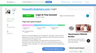 Access foryourk9.dogbizpro.com. Login