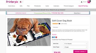 Soft Cover Dog Book - Printerpix