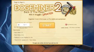 Dogeminer 2: Back 2 The Moon™ - Get Dogecoins, save world
