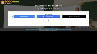 DOGOnews for Teachers - Sign Up