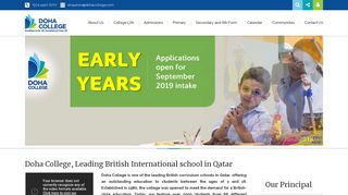 Home - Doha College- Top International British School Doha, Qatar