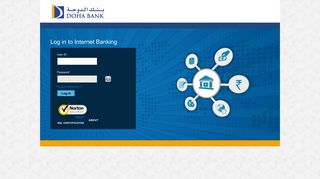 Doha Bank Internet Banking:Log in to Internet Banking
