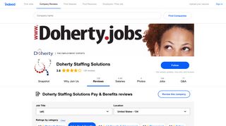 Working at Doherty Staffing Solutions: Employee Reviews about Pay ...