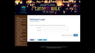 Login - ARNET's 2018 Lantern Walk - DoJiggy