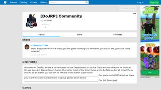 [DoJRP] Community - Roblox