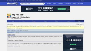 Day 700 GLB - Dragon Ball Z Dokkan Battle Message ... - GameFAQs