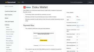 Payment Method - Doku Wallet - Paymentwall