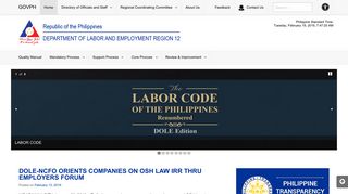 Department of Labor and Employment 12 | Department of Labor and ...