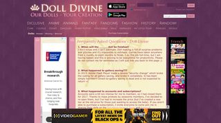 Doll Divine - Frequently Asked Questions