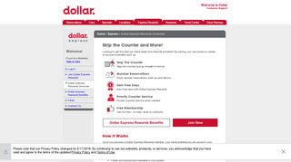 Dollar Express Rewards - Dollar Rent a Car