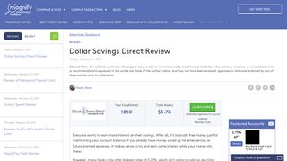 Dollar Savings Direct Review of Rates in January 2019 | MagnifyMoney
