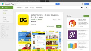 Dollar General - Digital Coupons, Ads And More - Apps on Google ...