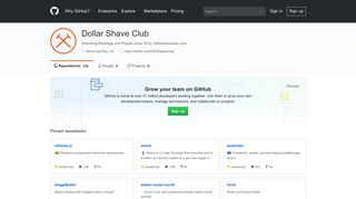 Dollar Shave Club · GitHub