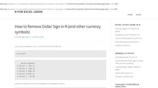 How to Remove Dollar Sign in R (and other currency symbols) – R for ...