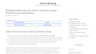 dollargeneralsurvey.com online customer survey - $1000 Survey ...