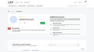 dollarhost is available for purchase — premium.get.art