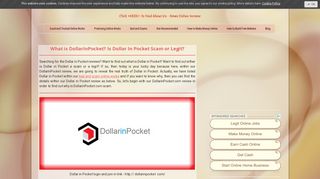 What is DollarInPocket? Is Dollar In Pocket Scam? - NewsOnlineIncome