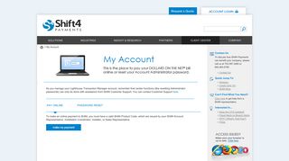 My Account | Shift4