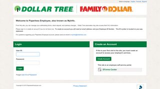 Dollar Tree Paperless Employee