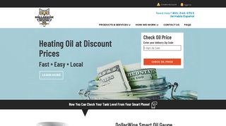 DollarWise Discount Heating Oil - Great Prices & Same Day Delivery