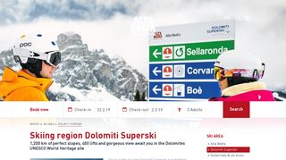 Skiing resort Dolomiti Superski - Alta Badia