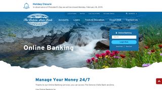 Online Banking - The Dolores State Bank