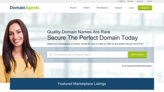 DomainAgents - Domain Name Marketplace & Brokerage