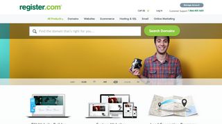 Register Domain Names at Register.com - Business Web Hosting ...