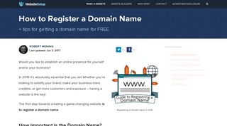 How to Register a Domain Name (+ tips for getting it for FREE)