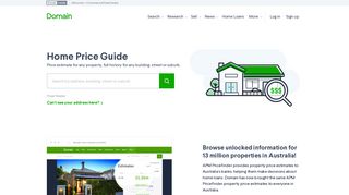 Get a free property report with price estimate and history - Domain