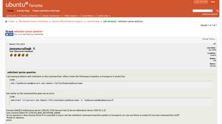 [all variants] smbclient syntax question - Ubuntu Forums