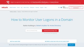 How to Monitor User Logons in a Domain - Netwrix