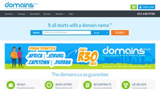 Domains.co.za: Domains | Web Hosting | Cloud Servers Hosting ...