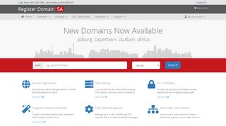 Register Domain .co.za - Registrar South Africa