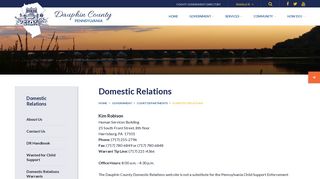 Domestic Relations - Welcome to Dauphin County, PA