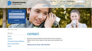 Contact - Dominion Energy Credit Union