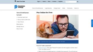 Pay Online for Free | Dominion Energy