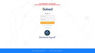 iSolved HCM - Dominion Payroll