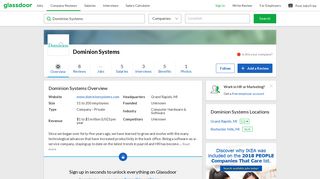 Working at Dominion Systems | Glassdoor