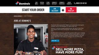 Jobs available at Domino's New Zealand. Apply Online - Domino's Pizza