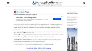 Domino's Application, Jobs & Careers Online - Job-Applications.com