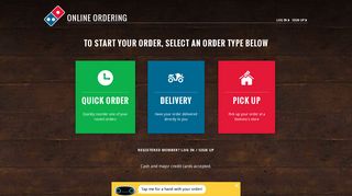 Domino's Online Ordering