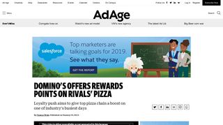 Domino's offers rewards points on rivals' pizza | CMO Strategy - Ad Age