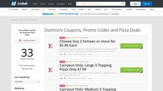 Domino's Coupons, Promo Codes and Deals | Slickdeals.net