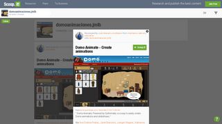 Domo Animate - Create animations | domoanimacio... - Scoop.it