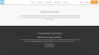 Client Services | Domo